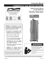 American Water Heater Low NOx 108 series User manual