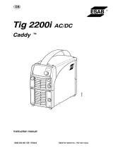 ESAB Tig 2200i AC/DC - Caddy Tig 2200i AC/DC User manual