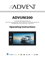 Advent 300 Operating instructions