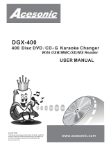 Acesonic DGX-400 User manual