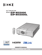 Eiki EIP-WX5000 User manual