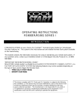 CrimeStopper CoolStart RS900ER User manual
