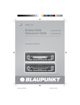 Blaupunkt Vancouver CD35 Owner's manual