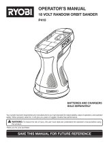 Ryobi P410 User guide