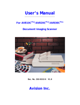 Avision AV810CPlus User manual