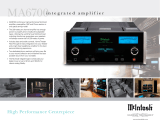 McIntosh MA6700 Owner's manual