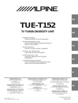 Alpine TUE-T152 Owner's manual