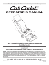 Cub Cadet Series 060 User manual