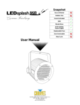 Chauvet LEDsplash 86B User manual