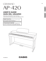 Casio AP420ES1B User manual