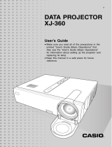 Casio XJ360 Owner's manual