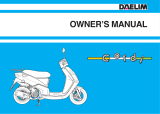 DAELIM CORDI - Owner's manual