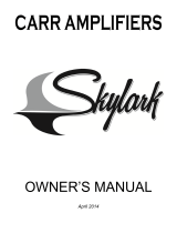 Carr Slant 6V combo Owner's manual