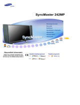 Samsung SyncMaster 242MP User manual