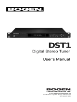 Bogen DST1 User manual