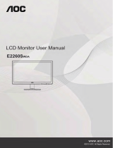 AOC e2260Swda User manual