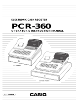 Casio PCR-365A User manual