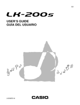 Casio LK-200S User manual