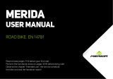 Merida Road bike User manual