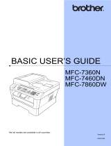 Brother MFC 7460DN User manual