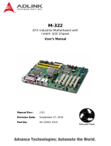 ADLINK Technology M-322 User manual