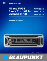 Blaupunkt VALENCIA MP34 Owner's manual