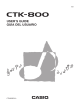 Casio CTK-800 User manual