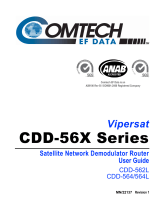 Comtech EF Data Vipersat CDD-562L User manual