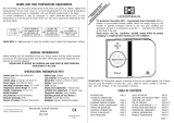Horstmann ThermoPlus PRT1 Installation guide