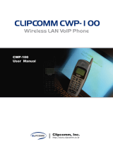Clipcomm CWP-100 User manual