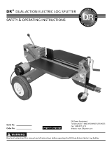 DR DUAL-ACTION ELECTRIC LOG SPLITTER Operating instructions