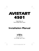 Avital AVISTART 4501 Installation guide