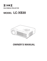 Eiki LC-XB30 User manual