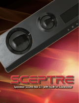 Sceptre Technologies Sound Bar User manual
