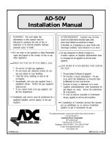 ADC AD-50V Installation guide
