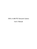 Axis AXIS 2130R User manual