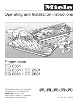 Miele DG 2351 Owner's manual