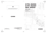 Casio WK-6600 Owner's manual