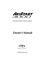 Avital AviStart 3000 Owner's manual