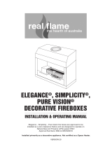 Real Flame ELEGANCE 3300 Installation guide