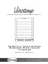 Vinotemp VT-54TS-SM User manual