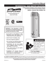 American Water Heater American Water Heaters Residential Gas Water Heater User manual