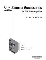 QSC DCA Series User manual