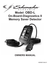 Schumacher OBD-LOBD-L Owner's manual