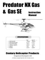 Century Helicopter Products Gas SE User manual