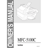 Brother MFC-5100C Owner's manual