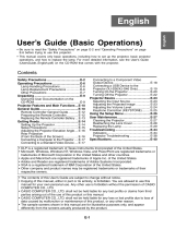 Casio XJ-S31 User manual