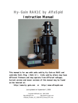 AlfaRadio AlfaSpid Rotator and Controller User manual