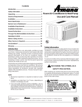 Amana AH093G35AX User manual