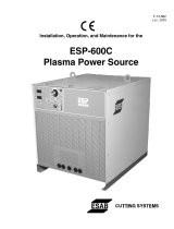 ESAB ESP-600C Plasma Power Source User manual
